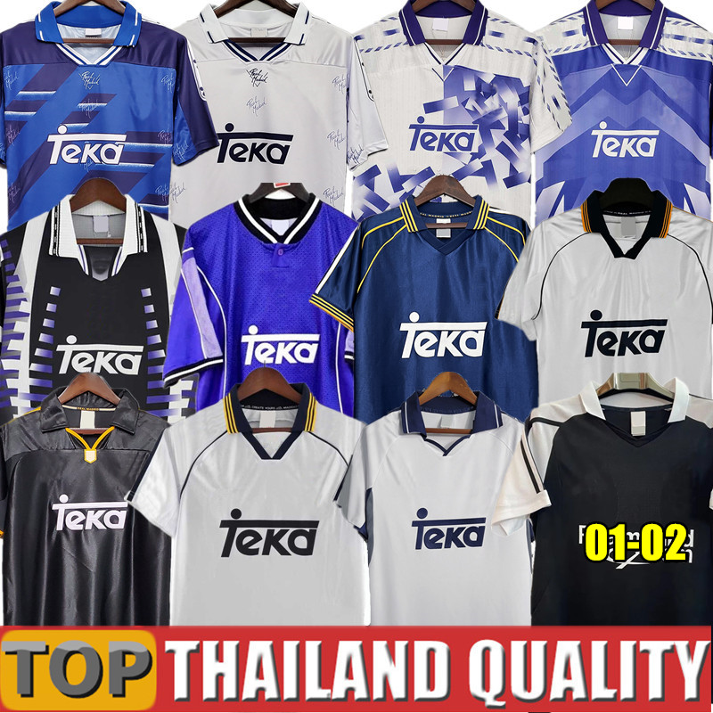 Retro Soccer Jerseys ZIDANE GUTI REAL 84 85 86 87 88 89 90 92 94 96 98 SEEDORF CARLOS REDONDO 00 01 02 03 04 06 08 Ramos MaDrIdS RAUL final KAKA classic vintage Football shirt