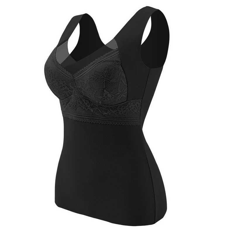 Womens Sexy Tank Top Thermal Underwear SelfHeating Shirt Vest Sleeveless for Winter Warmth Tube Tops for Female ComfortT251020