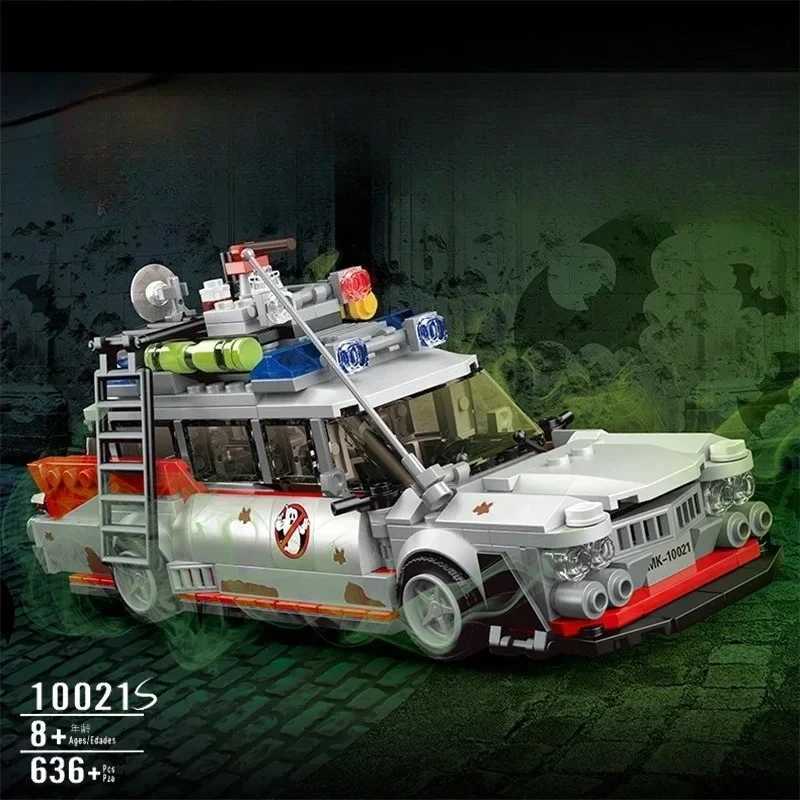 Movies Anime Ghostbusters ECTO1 Building Blocks Racing Sports Car Model Bricks for Kids Adults Toys Birthday Christmas GiftsXJ251020