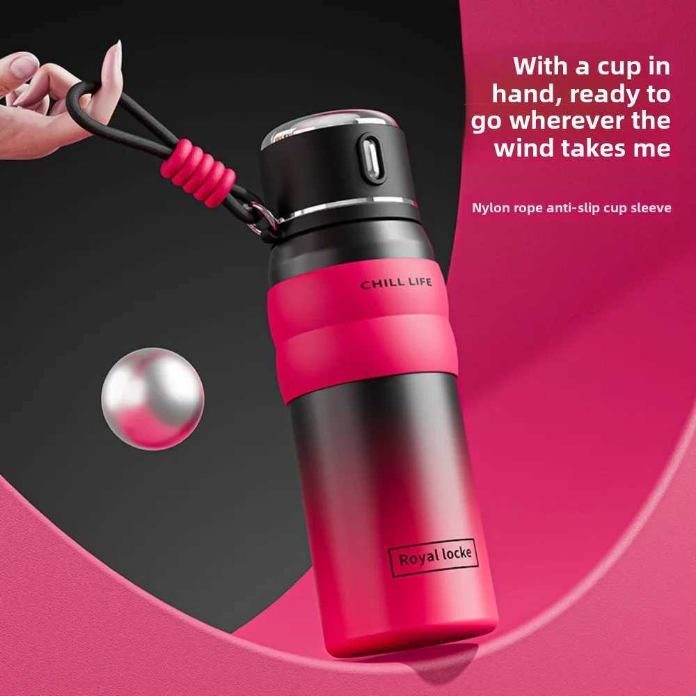 Dopamine all steel insated cup 316 stainless steel high aesthetic water cup intelligent temperature display cup Y251020