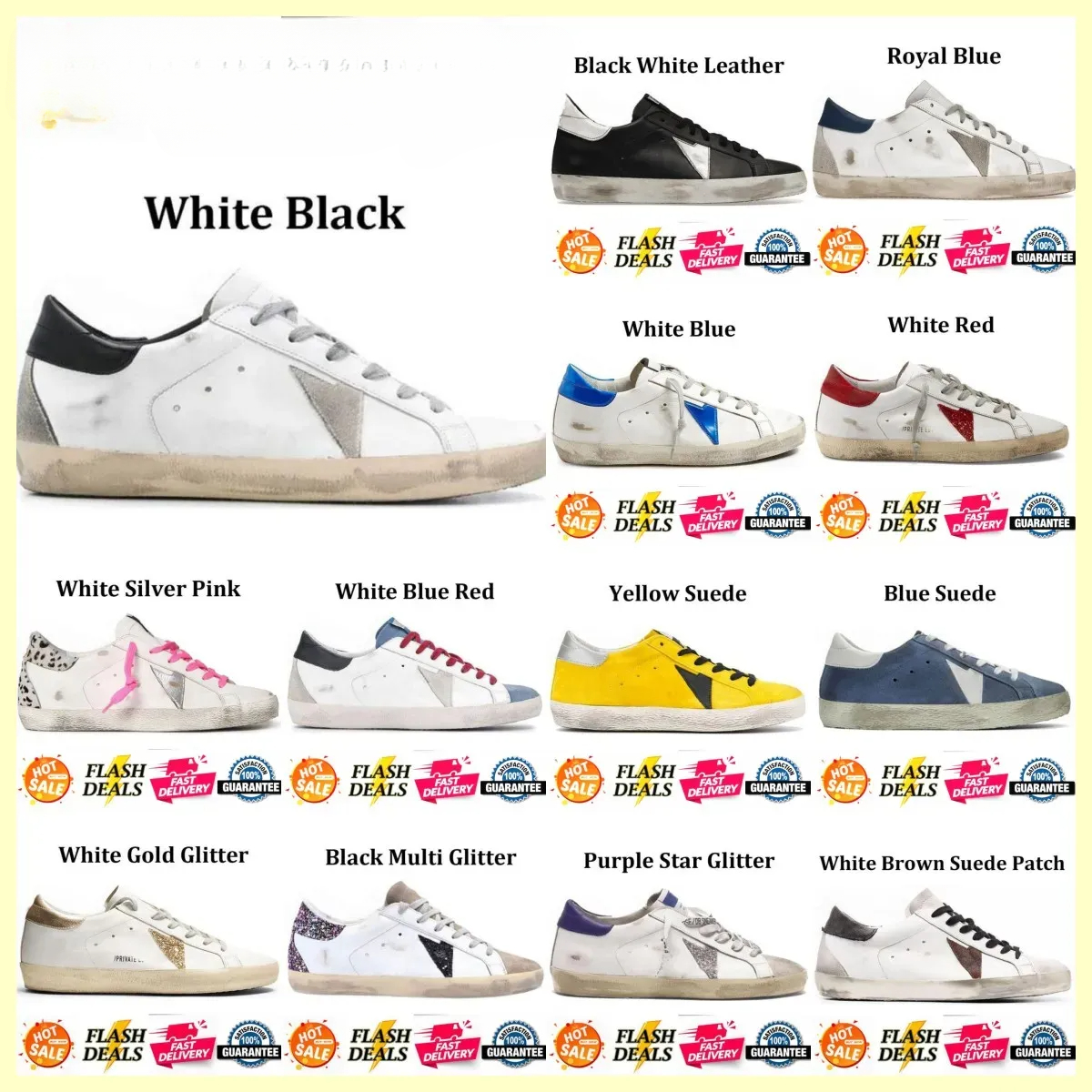 Designer shoes Sneakers Casual Star Shoes Luxury Ball-Star Dirty Loafers Italy Brand Original Platform Trainers Mens Womens