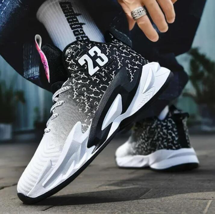Designer basketball sneaker breathable anti slip outdoor men's fash ionable casual neutral sports shoes walking Z 2.20-3