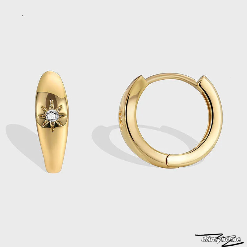Minimalist Cubic Zirconia Earrings For Women - Fashionable Copper Sier Square Studs Ddmyhome