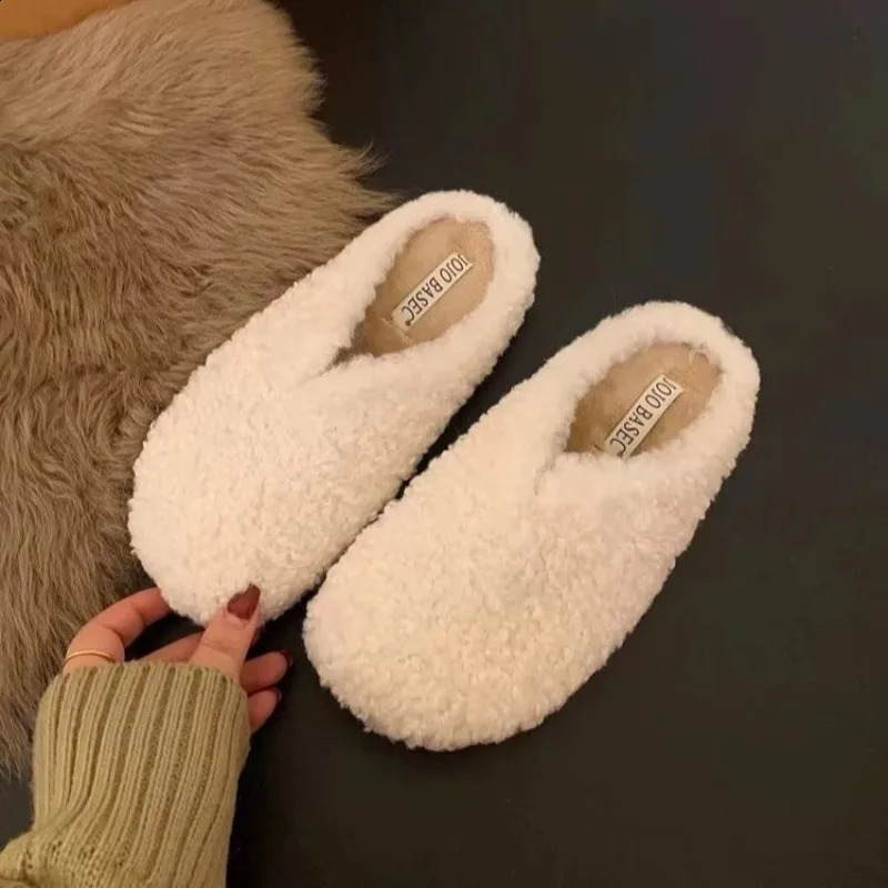 Style Fashion Womens Home Fur Slippers NonSlip Soft Warm House Indoor Bedroom Couples Shoes Plus Size Zapatos Mujer 251013