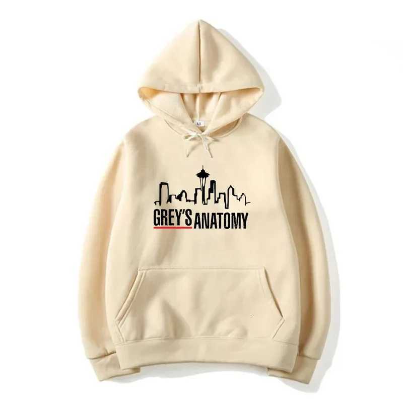 Greys Anatomy Hoodie Grey Sloan Memorial Hospital Hoodies Men Long Sleeve Pullovers Casual Tops Tv Show Inspired Sweatshirt W251020