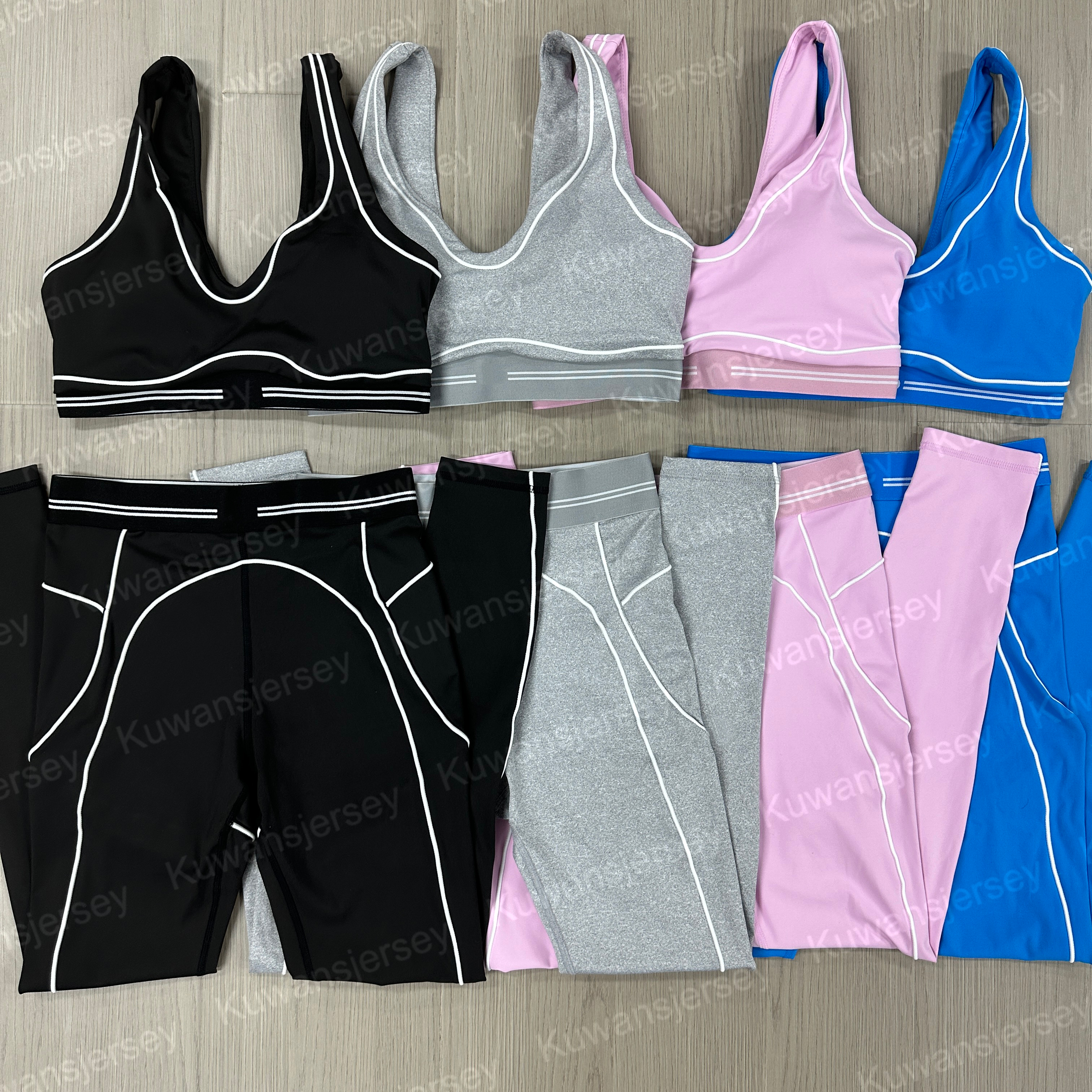 Women's Yoga Set Heart Throb Bra + Leggings Yogawomen Sets Gym Short Sports Outfit Pants Shaping Waist Fitness Jogging Sportswear Running Summer Beach