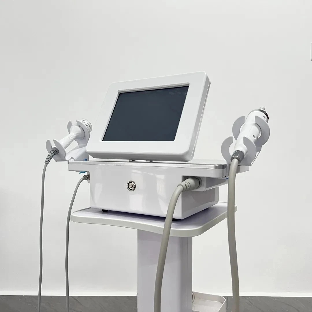 Gold RF Skin Tightening Device with Ice Hammer Pore Minimizing Scar Removal And Wrinkle Therapy