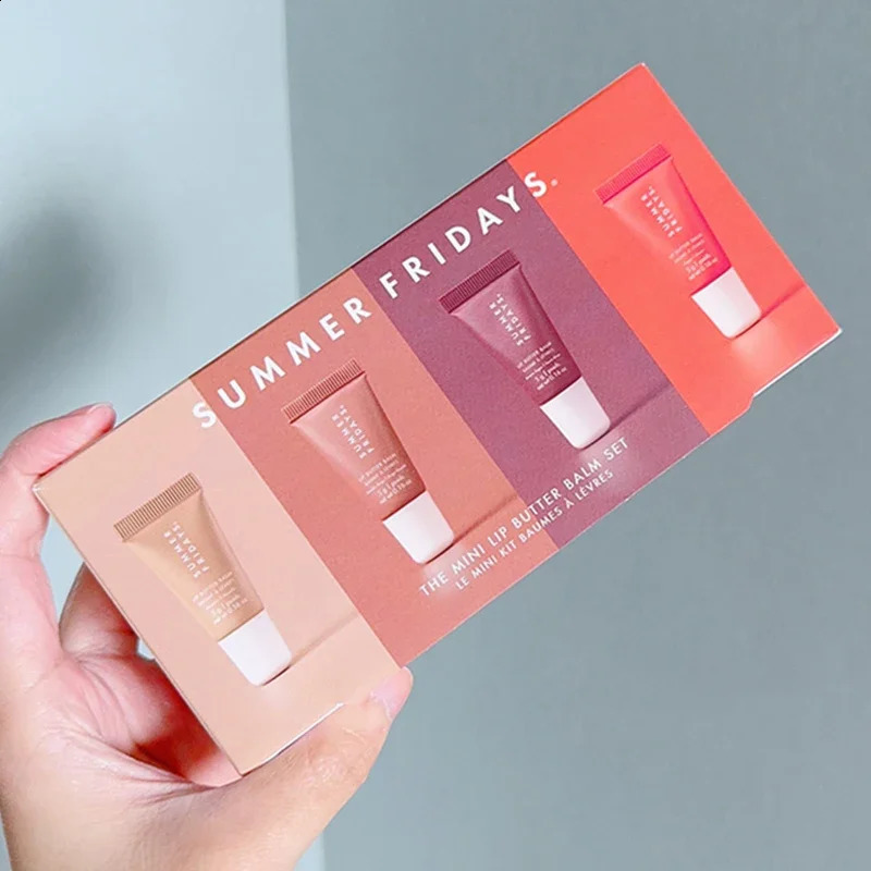 Summer Fridays Lip Balm Moisturizing Mirror Lip Gloss Lip Vanilla Pink Sugar Coffee Cake Smell Lipstick Transparent Oil Makeup 251018