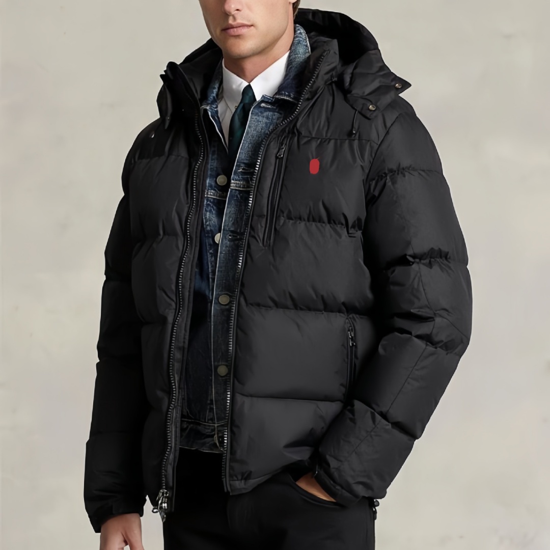 Designer Mens Polos Puffer Jacket Men Jacket Embroidery Letters Down Coats Brand Outerwear Men Down & Parkas Winter Outdoor Classic Coats Windproof warm Down jacket