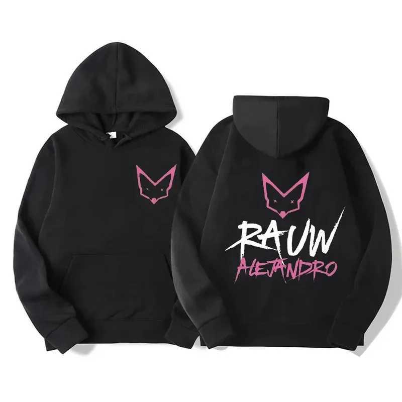 Rauw Alejandro mens hoodie Harajuku sweatshirt Mens retro streetwear Hip Hop Mens hoodie W251020