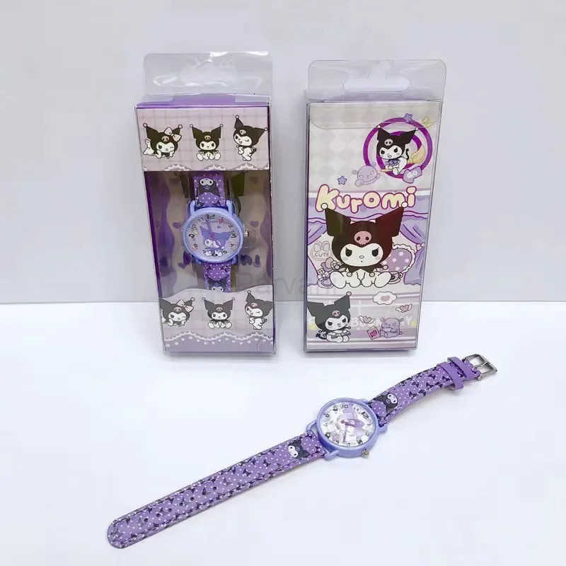 Sanrio Sanrio Anime Watch Kawaii Cinnamoroll My Melody Cartoon Watch Student Quartz Watch Gift Boutique Gift Box Cute Girly Heart L251020
