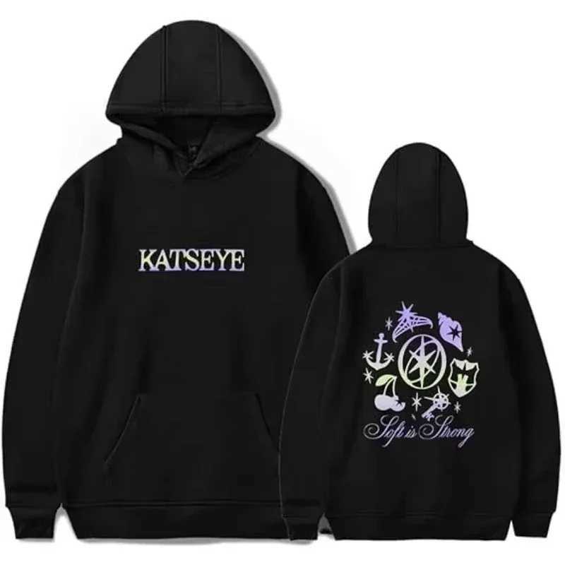 2025 Katseye Men Women Casual Oversize Hoodies Long Sleeve Pullovers Thicken Couple Hoodie Hooded Sweater Velvet Couple Clothe W251020