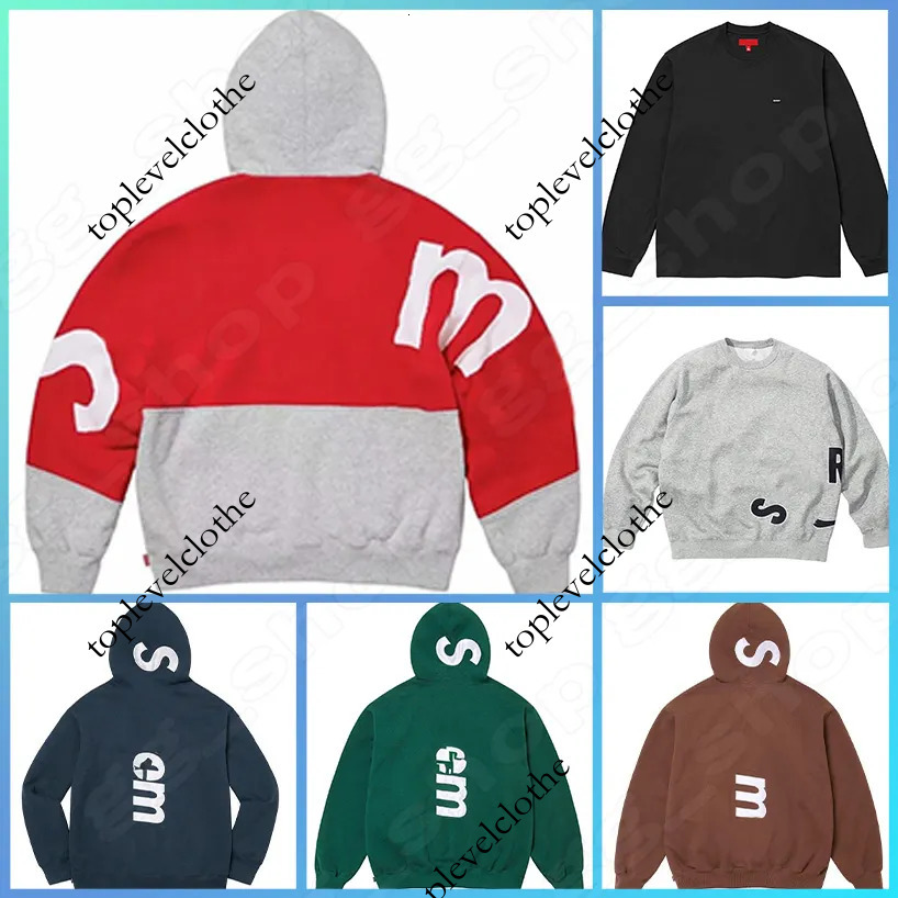 2025 AAA Designer Supremely Hoodie American Street Fashion Brand Letter Embroidery Hoodie Men's Cotton Plus Size Sweat Absorbing Y2k Hip Hop Supremely Hoodie 7D8