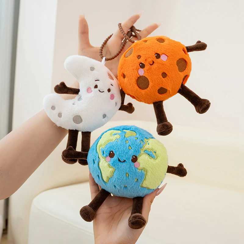 Cute Smile Face Planet Plush Toys Stuffed Interstellar Earth Moon Sun Moon Mars Saturn Venus Star Doll for Kids Birthday Gift J251020