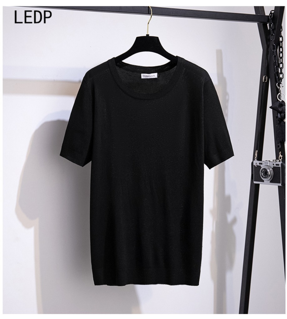 233228 Spore Crisis Large Size Women's T-shirt Antibacterial and Mildew-proof Coating Post-Apocalypse Style Cotton and Linen Breathable Life