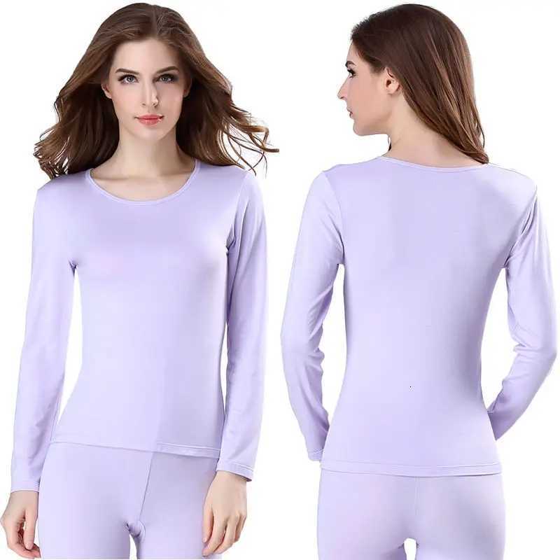 thermal shirt woman winter sport Casual Blouse Top Long Pants Thermal Underwear Set Outfit Warm Clothes Plus SizeT251020