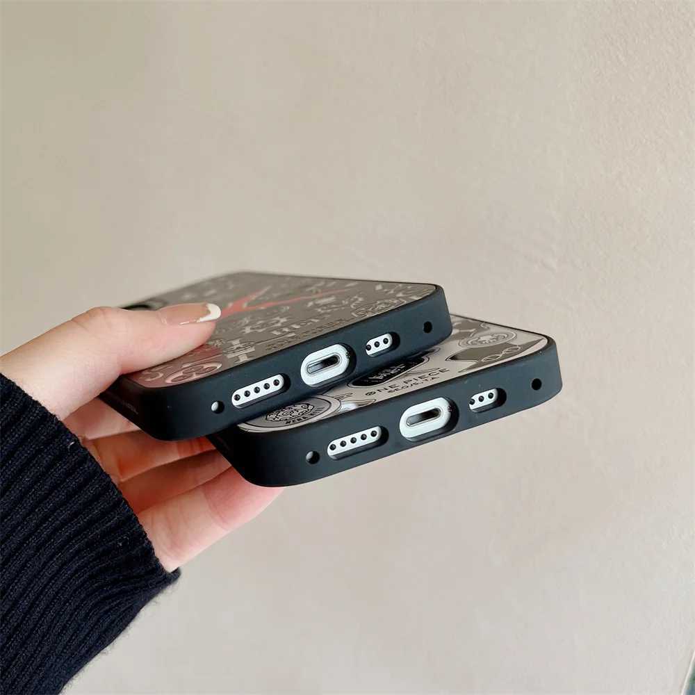 Fashion One Piece Phone Case for iPhone 17 16 15 14 13 12 11 Pro Max Hot Japan Anime Luffy Zoro Mirror Film Back Cover Z20251020