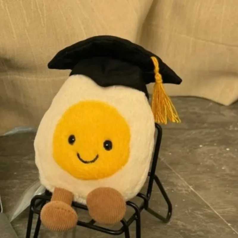 Plush Cat 10cm Nest Egg Toast Diving Doctor Hat Rabbit Face Pistachio Modeling Doll Interactive Toy for Cat Dog Pet Girl Gift J251020