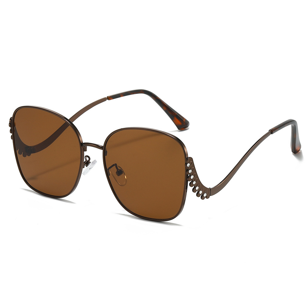 Designer Sunglasses For Women Men Oversized Sunglasses Fashion Classic Polarized Sunglasses Luxury Goggle Pilot PC Frame Oversized UV400 Eyewear KP855