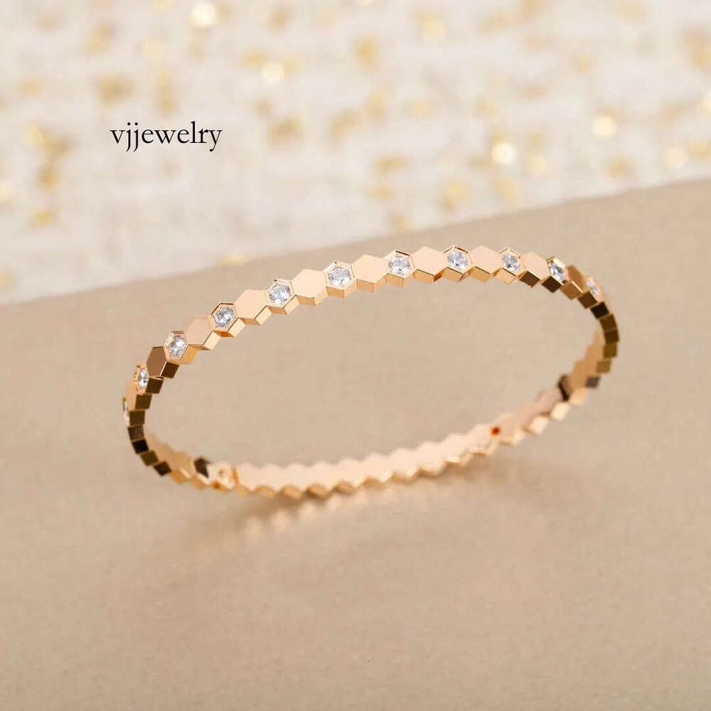 quality charm punk band bangle with dia in two colors plated have stamp Jewelry