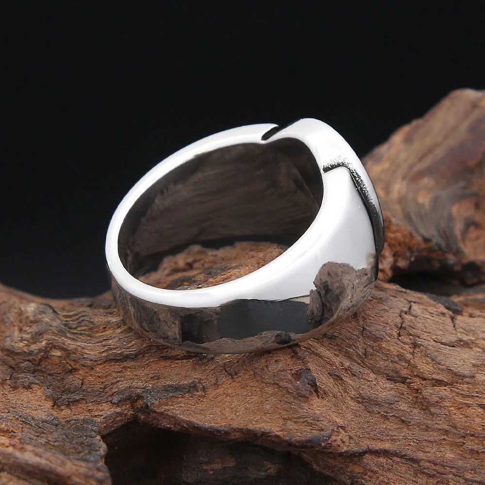 Fashion Punk Stainless Steel Number Black 8 Rings For Men Women Hip Hop Rock Eight Billiard Ball Ring Party Jewelry J251020