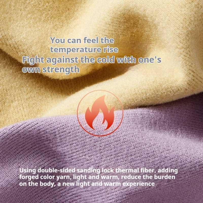 Thermal Underwear Women Wear Trackless Heating Long Johns Suit Winter Clothes Women Sets Womens 2 PieceT251020