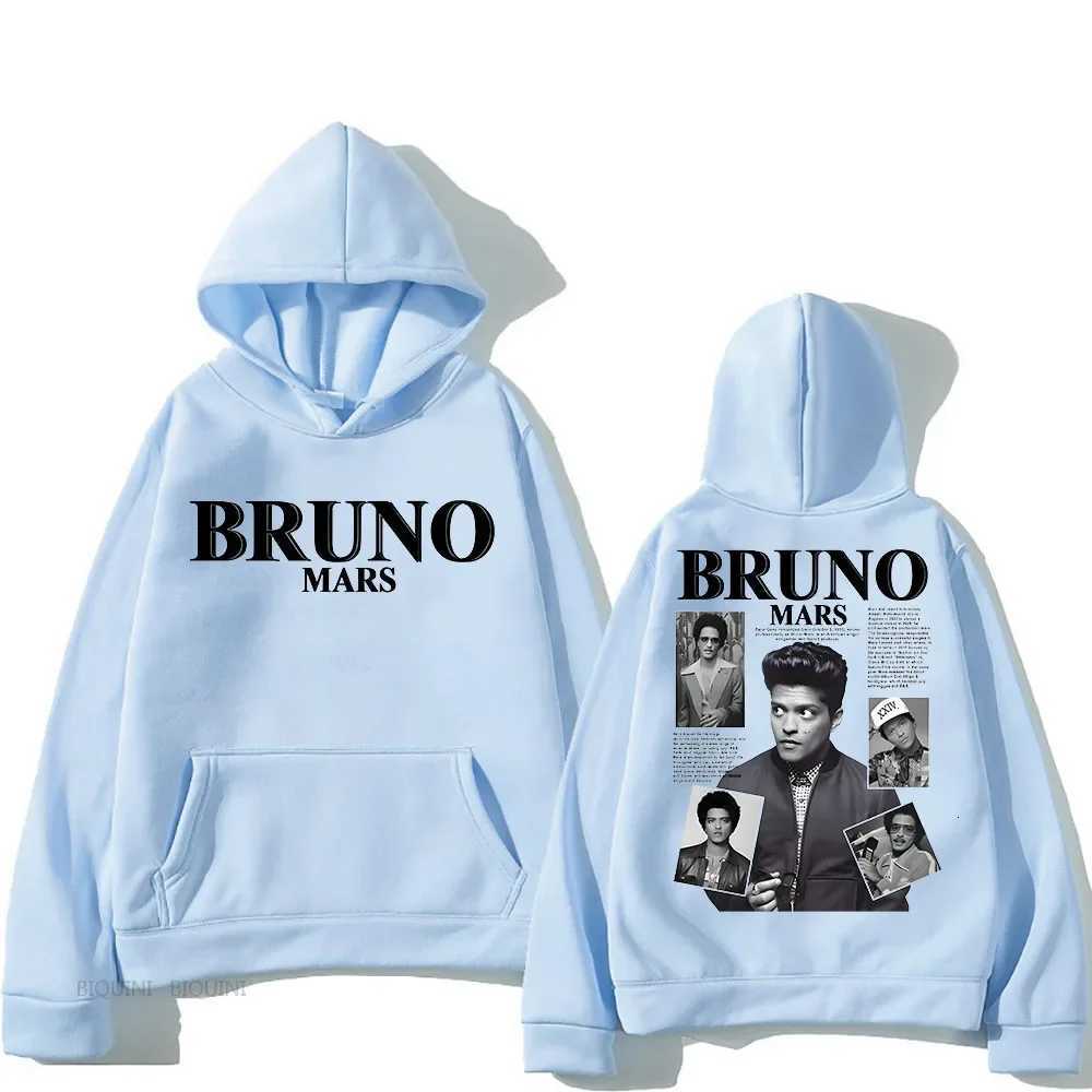 Bruno Mars Hooded Streetwear Women Goth Y2k Clothes Fleece Sweatshirt for AutumnWinter Hip Hop Clothing Sudaderas Retro Hoody W251020