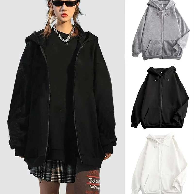 Womens Long Sleeve Zip Closure Breathable Lightweight Sweatshirts Perfect Autumn Hoodie Jackets in Casual Street Style W251020