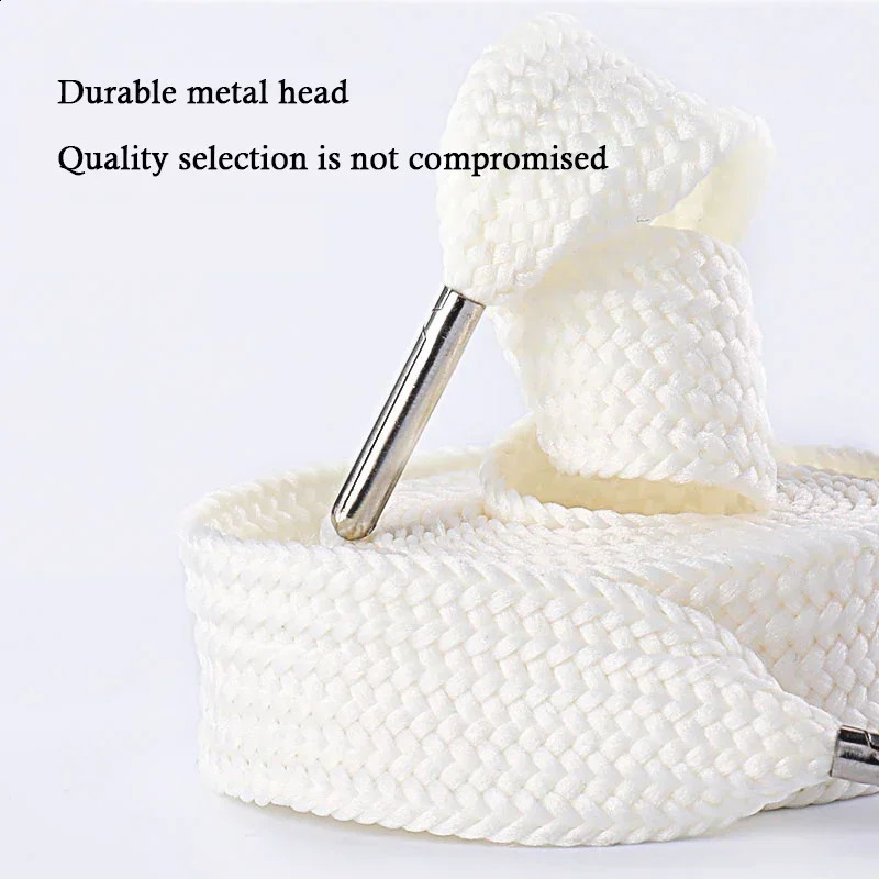 2CM Width Classic Shoelace Casual Teenis Shoe Laces Flat Shoelaces for Sneakers Length 130CM Head Shoes Accessories 251013