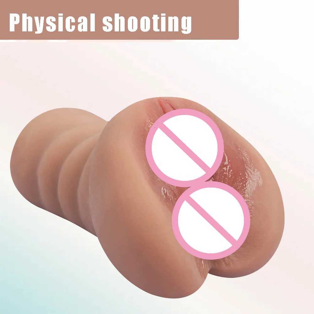 1pcs Male Masturbator 2 In 1 Realistic Vagina Sex Toys For Men Pocket Pussy Blowjob Masturbation Cup Adults Sex Tool for Men W251020