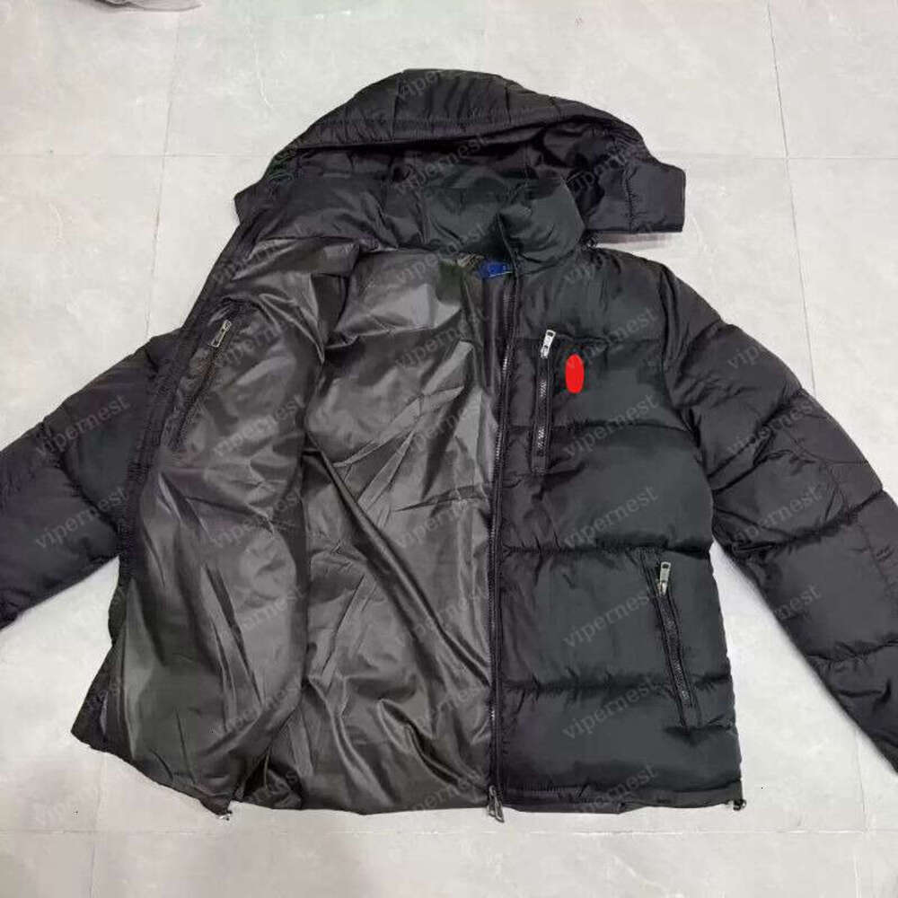 Mens Polo Jacket Designer Hoodies Puffer Jacket Women Winter Puffer Down Coat Embroidered Jackets Coats Zipper Clothing Fashion Men Warm Removable Hooded Coat