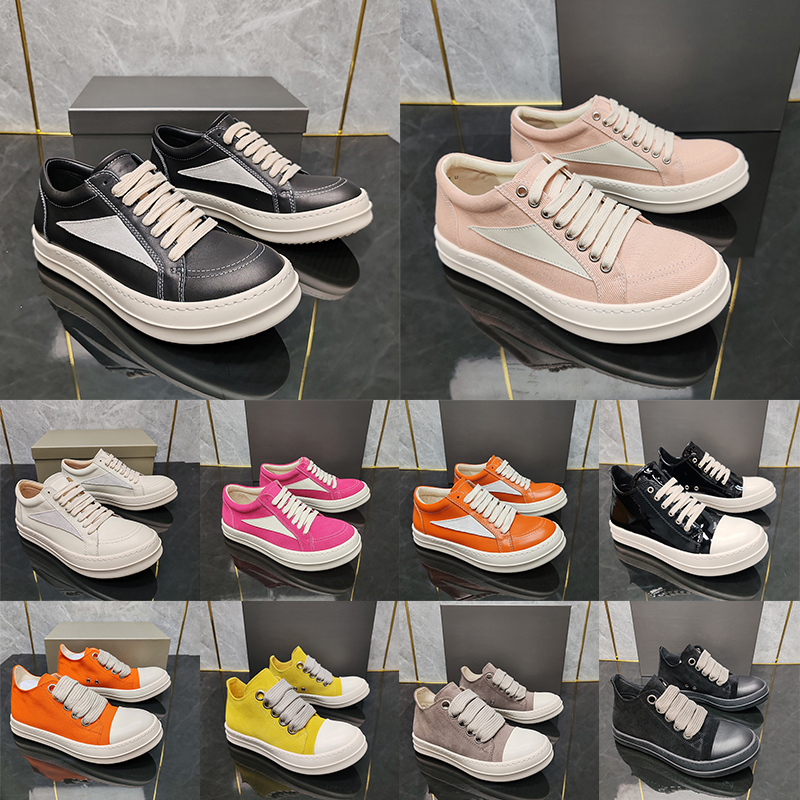 Designer Vintage Boots Rick Shoes Mens Shoes Geobasket Leather Boot Furry Boot Canvas Boots Luxury Booties Sneakers Platform Shoes Unisex Casual Trainers Back Pink