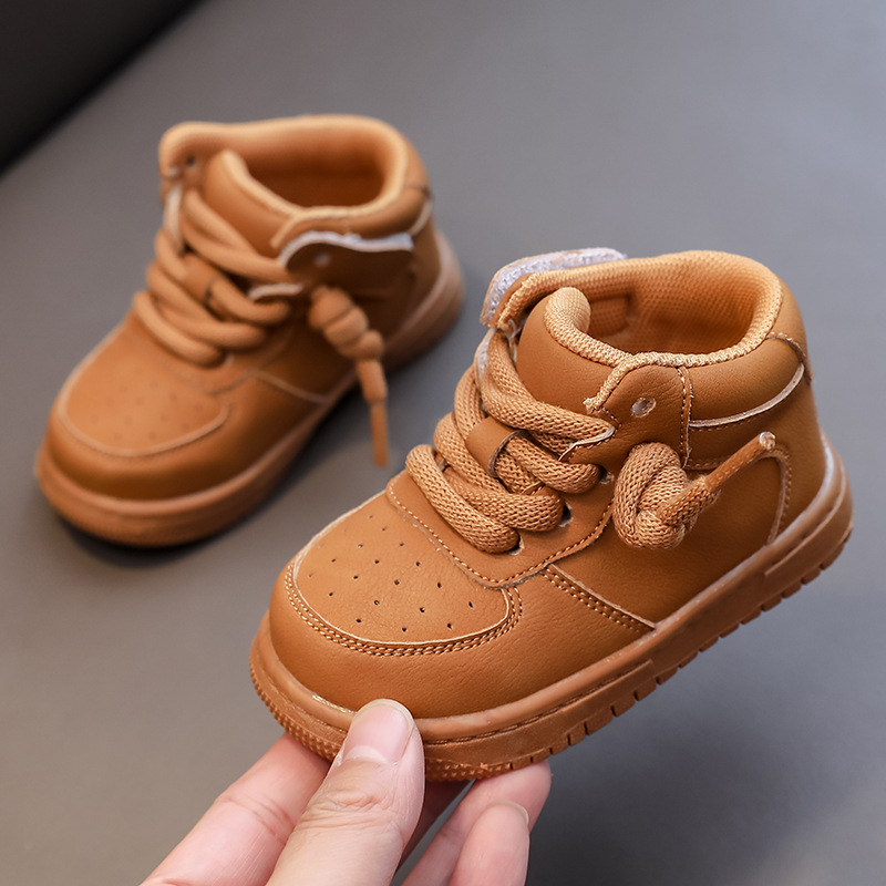 Infant Baby Sneakers Fashion Design Little Toddler Kids Shoes Child Board Kidszworld Sports Trainers Size US0.5C-8C K1143