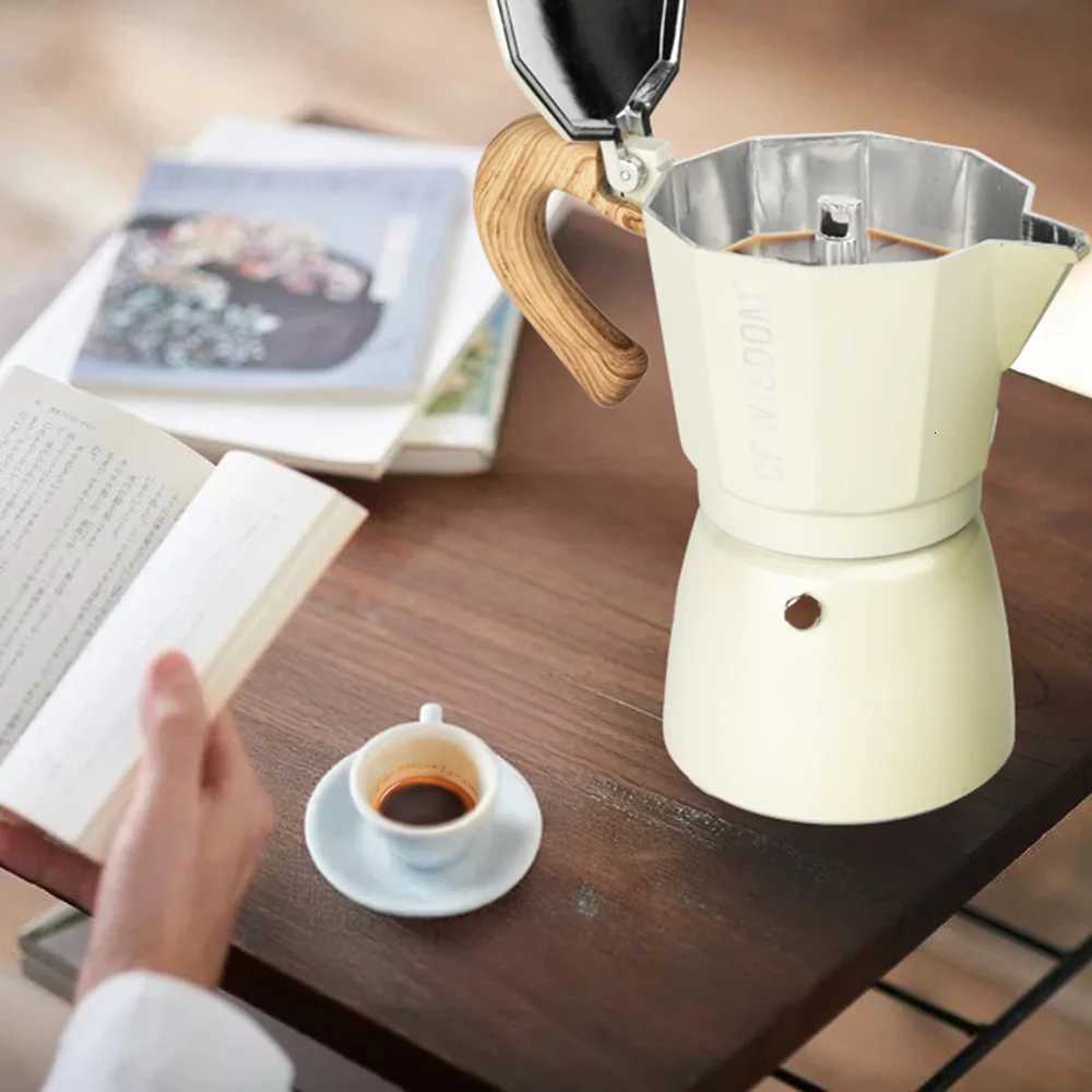 CF Wisd Vintage resso hine Italian Mocha Pot ic Tools 6 Cups Of Mocha Coffee Pot 300ml Y251020