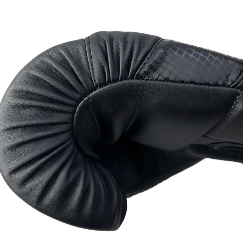 HAYA ic matte black boxing gloves kids adult mma boxing combat taek wondo sanda kicking punch bag gloves muay thai fighting W251020