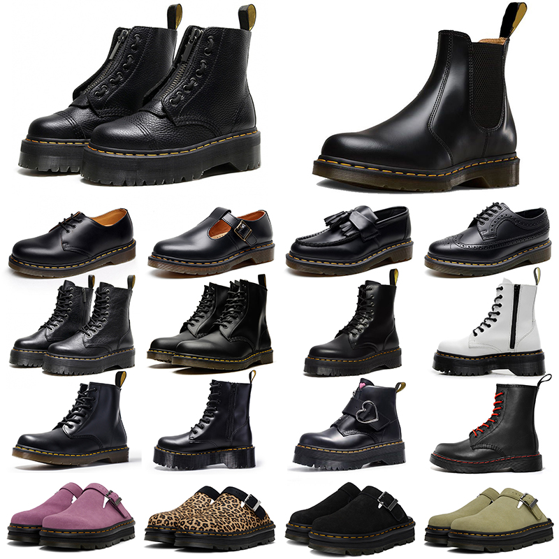 Boots Free Shipping Dr Martine Designer for Men Women Waterproof Platform Leather Boot Fashionable Cowboy Booties