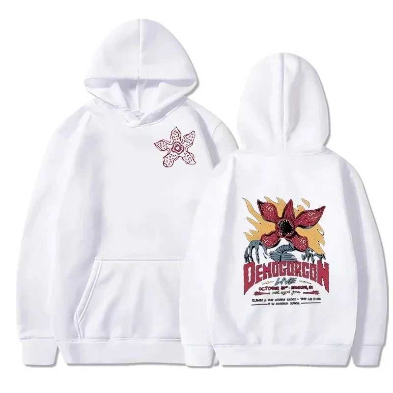 2024 Spring Mens Sportswear Printed Pattern Hooded Street Clothing Pullover Fashion Casual Sweatshirt Loose Street Hoodie W251020