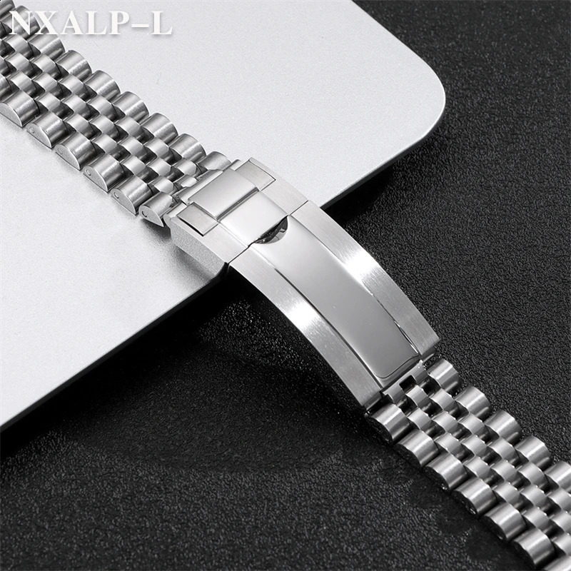 Watchband for Rolex DAYTONA SUBMARINER YachtMaster GMT Stainless Steel Strap for Jubilee Curved End Bracelet 20mm 21mm 251016