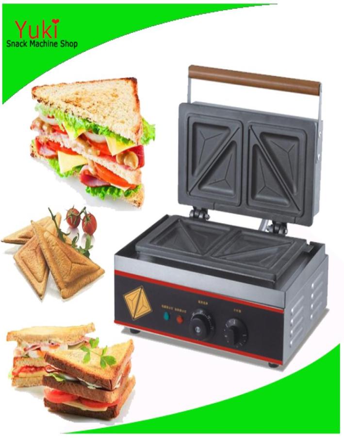 110v 220v Commercial Breakfast Sandwich Maker Machine Bread Toaster Oven Kitchen Equipment Waffle Machines5188503