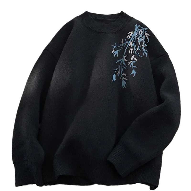 Mens Oversized Sweaters Autumn White 5XL Knitted Sweater Fahion Letter Print Casual Wear for Man Knit Pulloves Men Clothes W251020