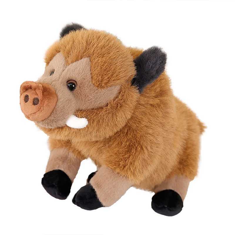 2530cm Simulation Wild Boar Plush Toy Eurasian Wild Boar Doll Cute Mountain Pig Doll Lovely Stuffed Doll Kawaii Toy Gifts J251020