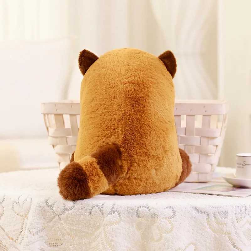 Super Soft Fluffy Hair Stuffed Animals Plushie Plush Raccoon Sloth Koala Hamster Alpaca Dinosaur Hug Toy Doll Birthday Gift J251020