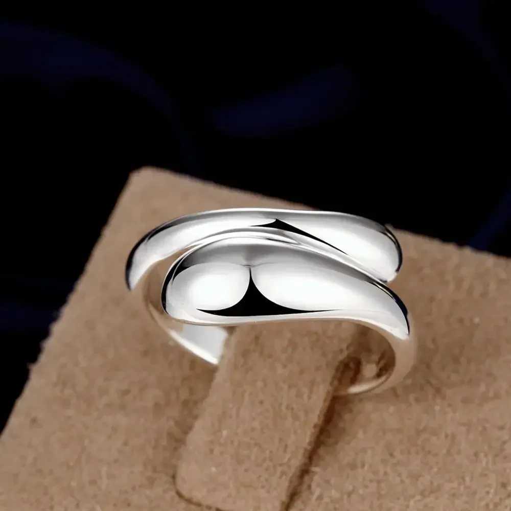 Hot High quality Popular brands 925 Sterling Silver Water drop Rings For Women Fashion Wedding Party fine Jewelry Christmas gift J251020