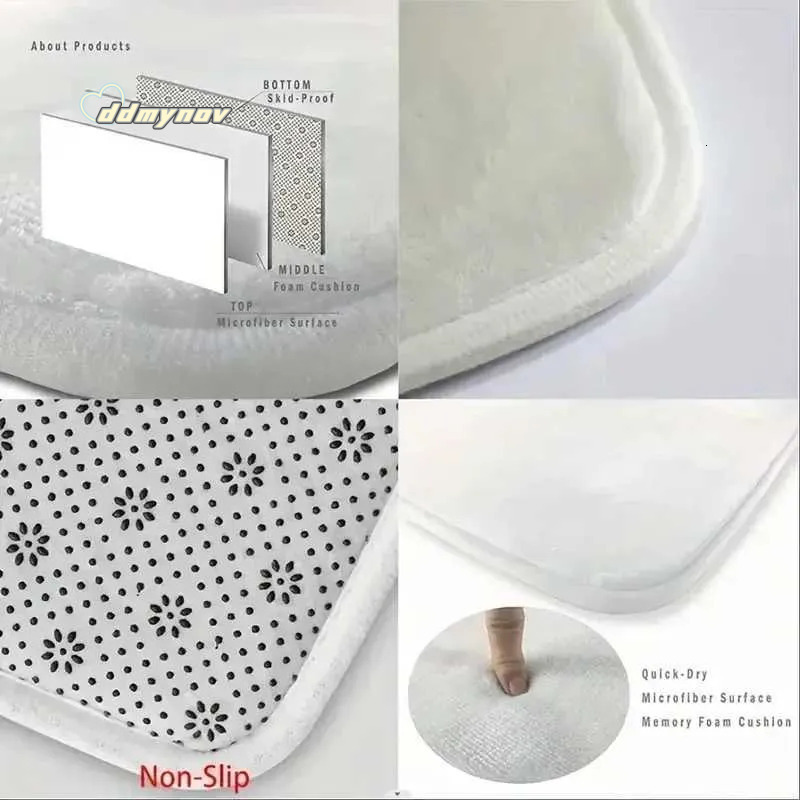 Living Room Carpet Black Area Rug: Soft, Non-Slip Floor Mat for Bedroom, Kitchen, Coffee Table - Washable and Durable ddmynov ddmynov