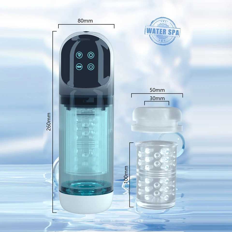 Automatic Male Sucking Rotating Masturbation Cup Pocket Pussy Penis Simulator Sucking Vibrator Adult Sex Toy For Men W251020