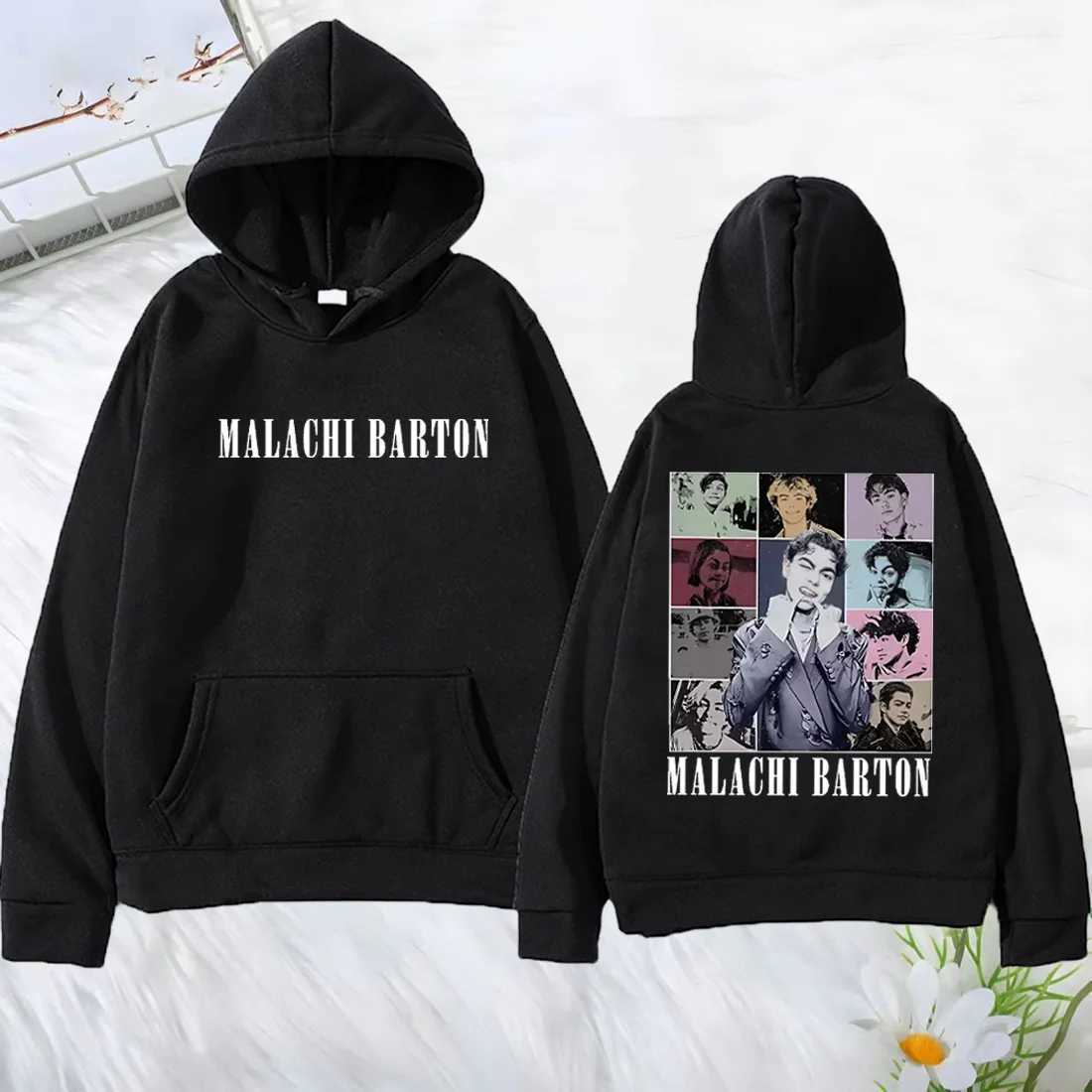 Malachi Barton Graphic Hoodie Men Womens 2025 vintage Autumn Winter Fashion pullovers Long Slve Flce hip hop gothic clothes C251020