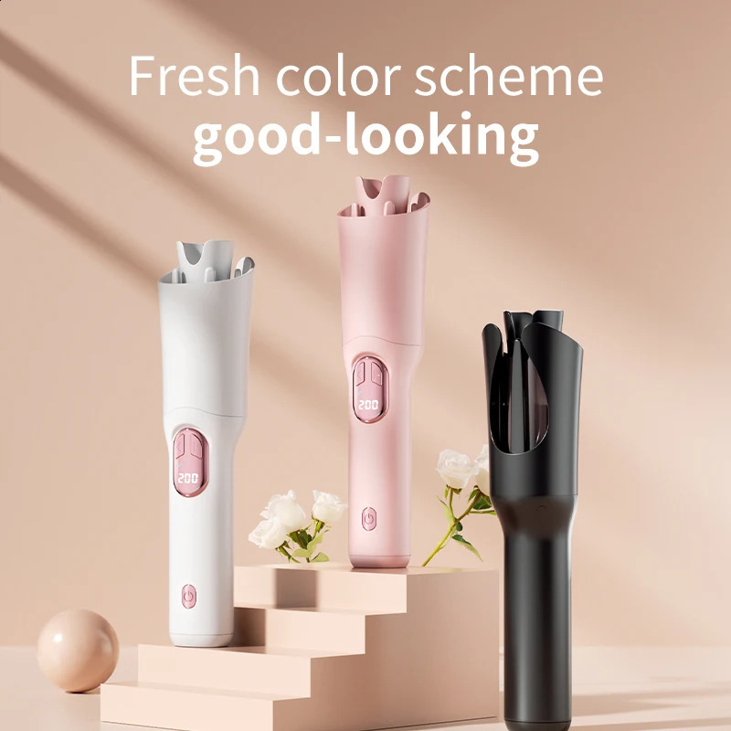 Automatic Hair Curler 28mm Negative Ions Electric Ceramic Curling Hair Stick Rotating Curl Waves AntiTangle Curling Iron Styler 251013 - view 5