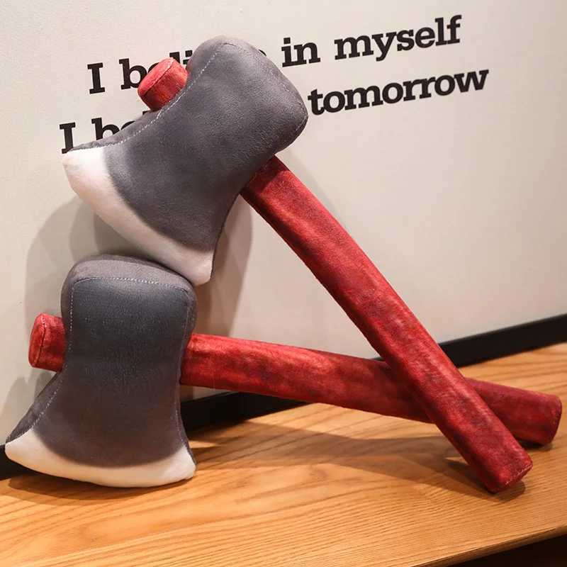 Simulation Stuffed Axe Plush Toys Lifelike Felling Tool Doll Creative Full Pillow Sofa Cushion Birthday Gift J251020