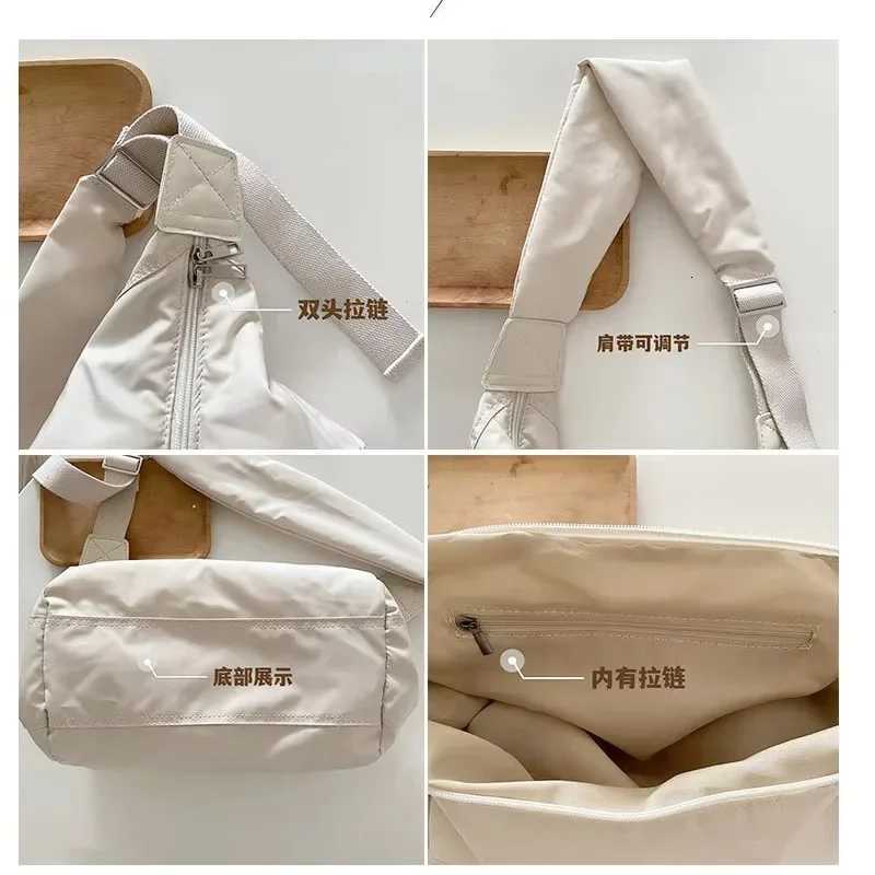 Dumpling Shape Shoulder Bag for Women Hobos Messenger Bag Large Capacity New Style MaterialT251020