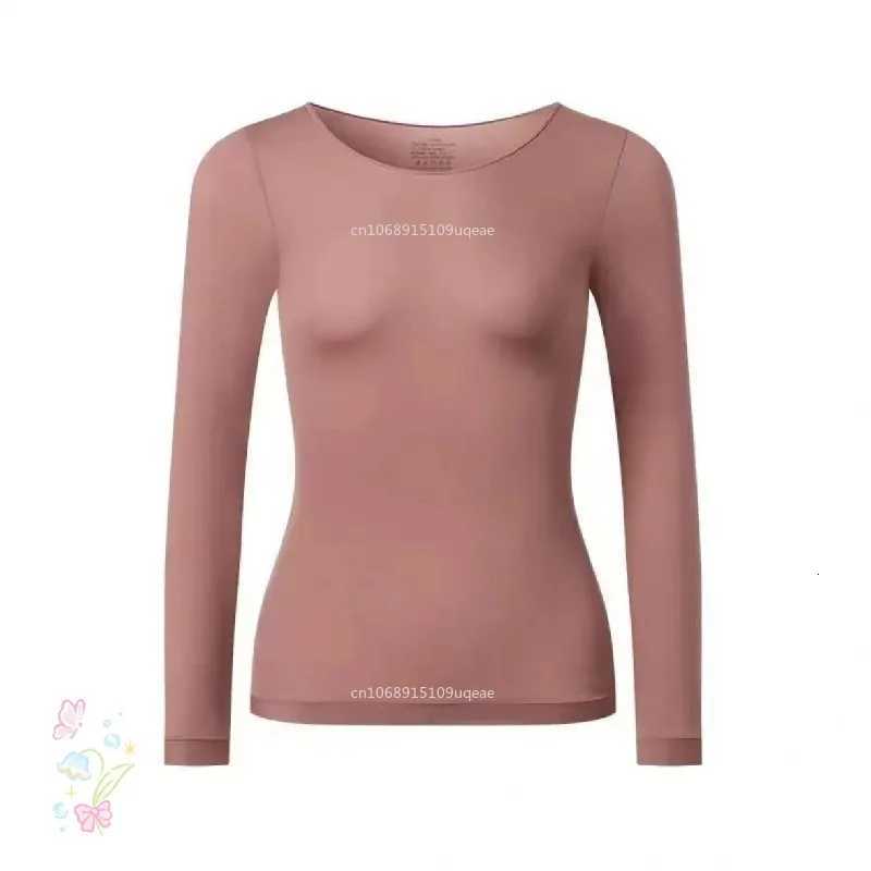 New Ultra Thin Seamless Thermal Underwear Women Winter Warm Top Constant Temperature Thermo Lingerie Thermal Clothing FemininoT251020